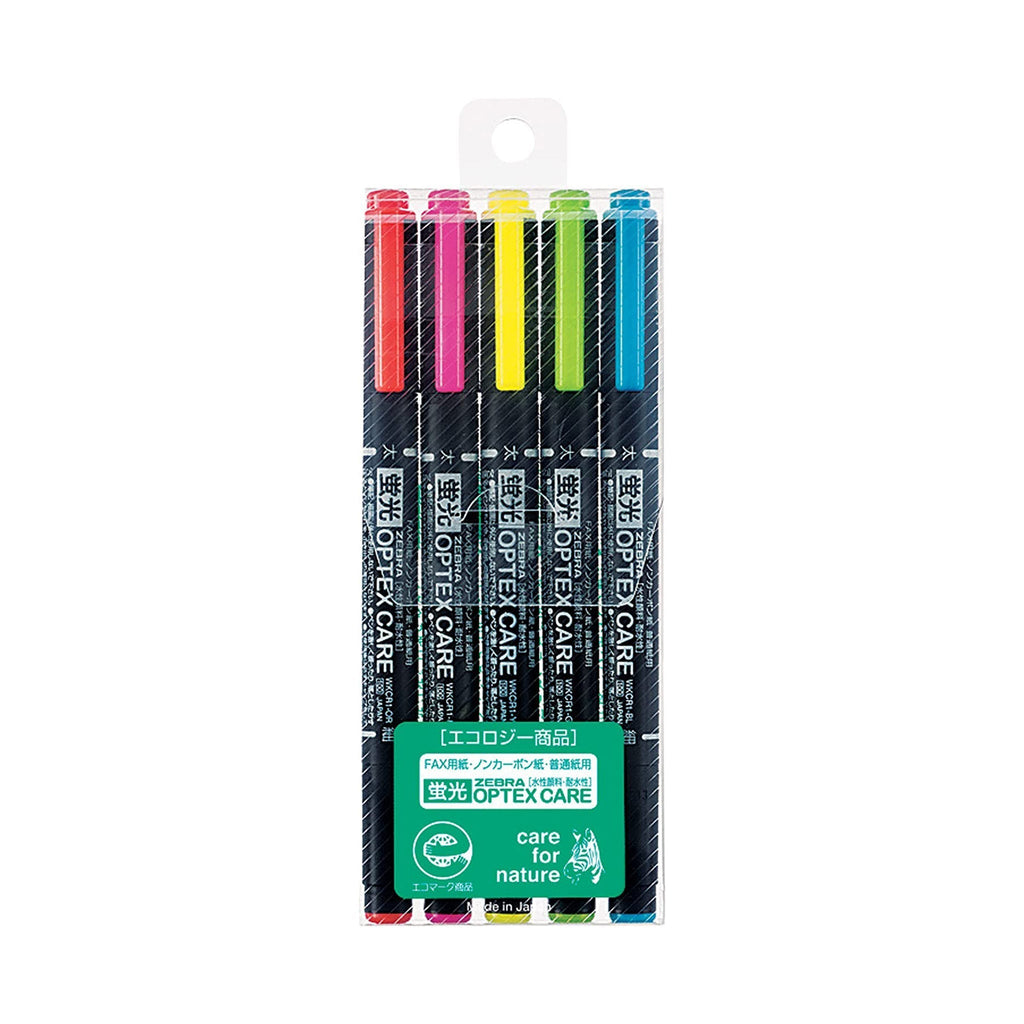 Optex Care Highlighter Sets / Zebra