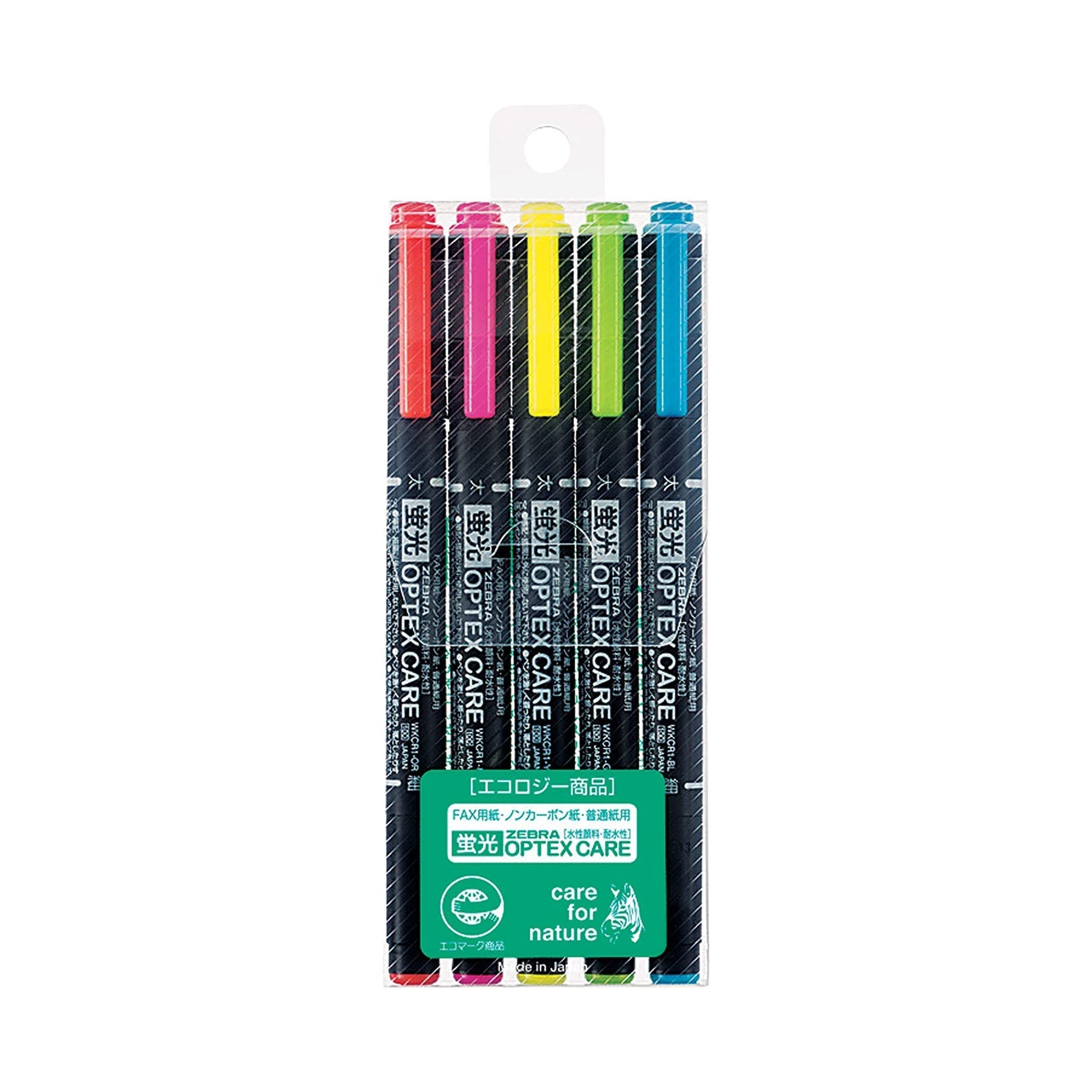Optex Care Highlighter Sets / Zebra