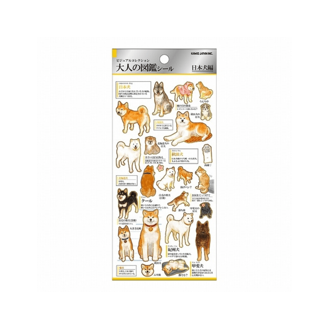 Otonano Zukan Japan Stickers / Kamio Japan