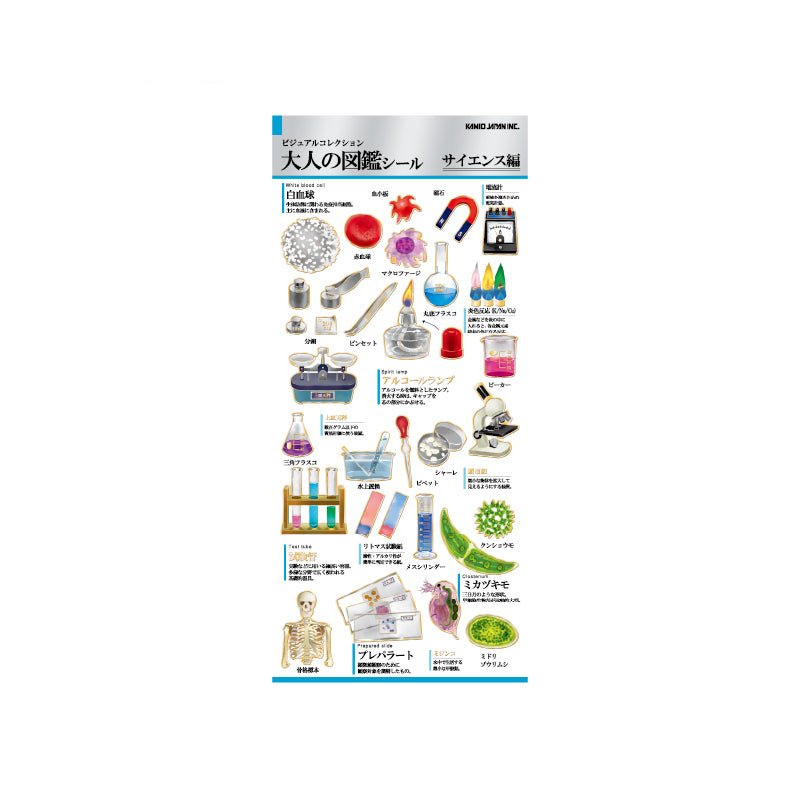 Otonano Zukan Hobbies and Professions Stickers / Kamio Japan