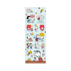 Light blue Snoopy candy sticker sheet PS26-14 with cookie and cocoa artwork