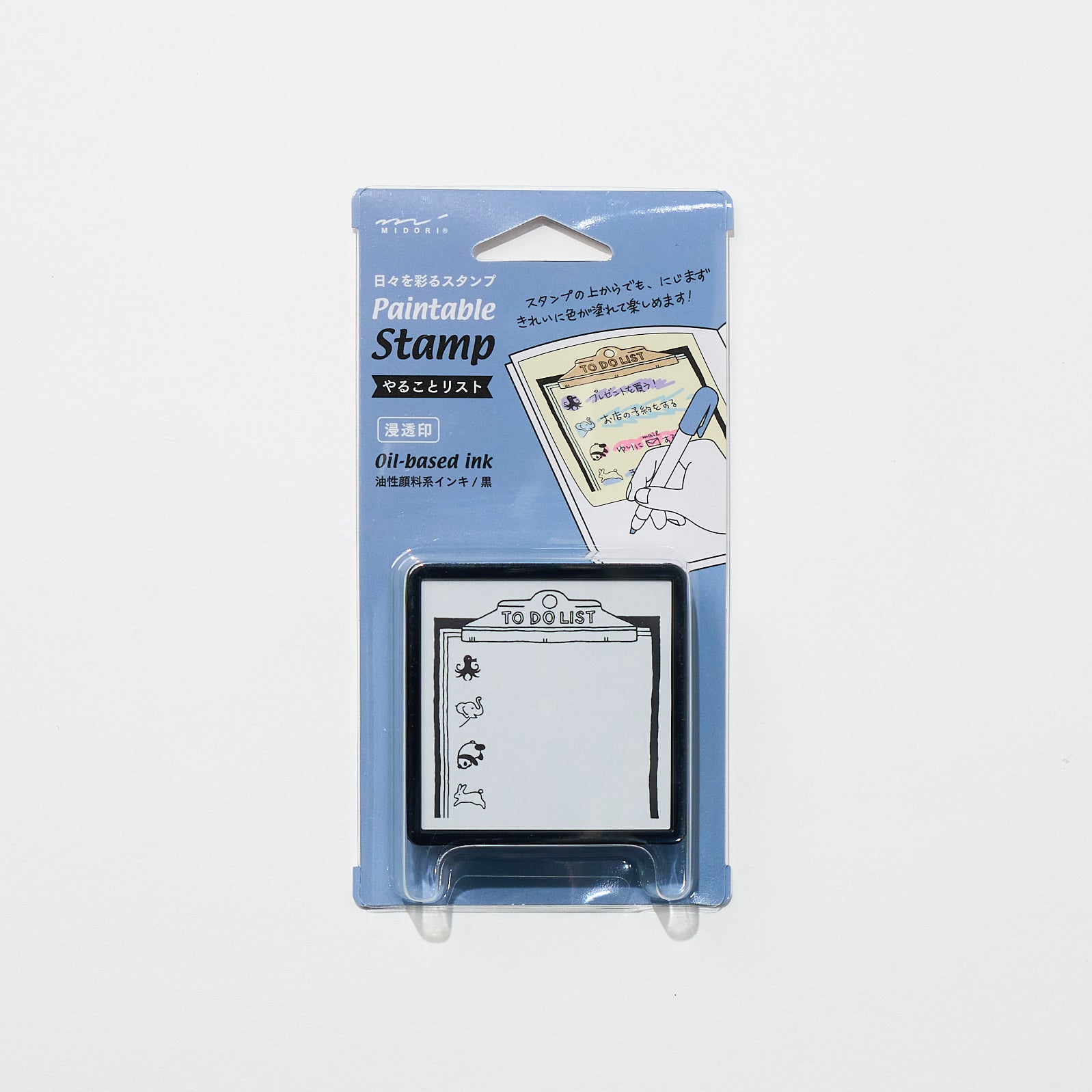 Paintable Stamp Self-Inking Rubber Stamp / MIDORI