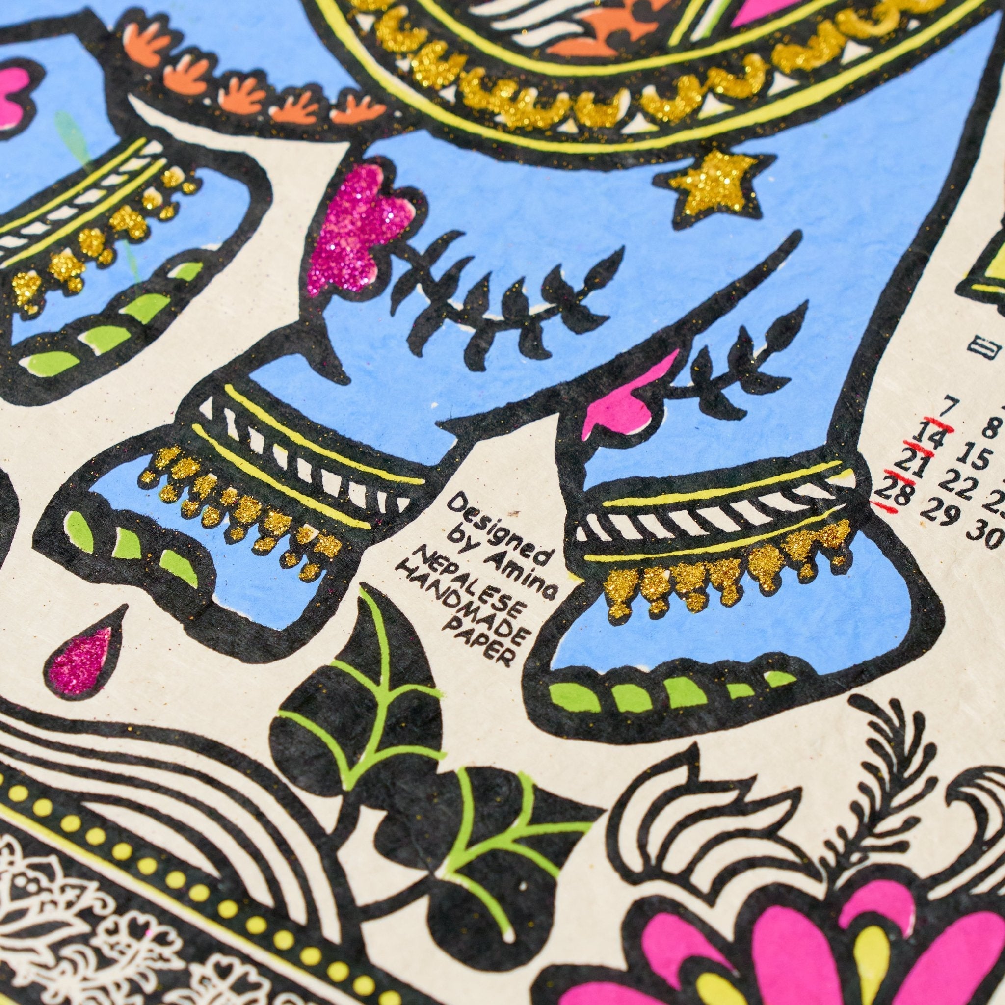 Painting Elephant Calendar 2026 Designed by Amina / Amina Collection Co., Ltd.