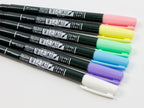 Tombow Fudenosuke Brush Pen Pastel Colors