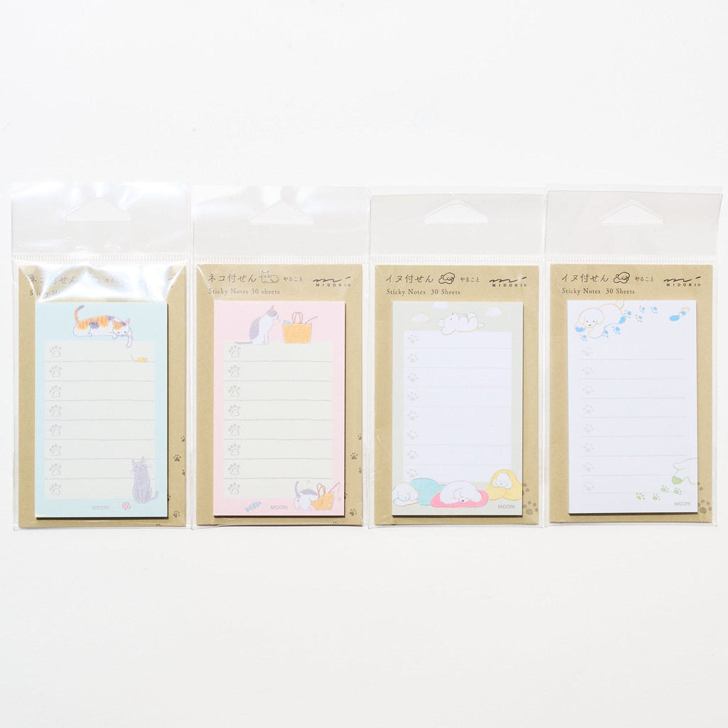Paw Print To-Do Sticky Notes / MIDORI