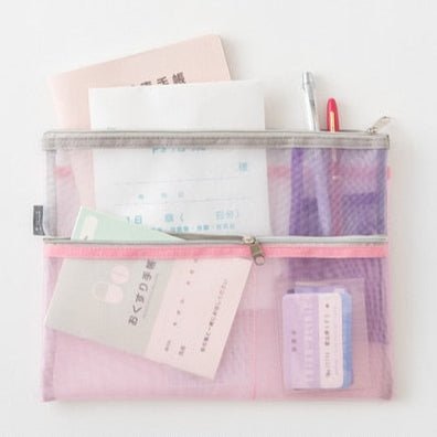 Pen and Tool Mesh Pouch / MIDORI