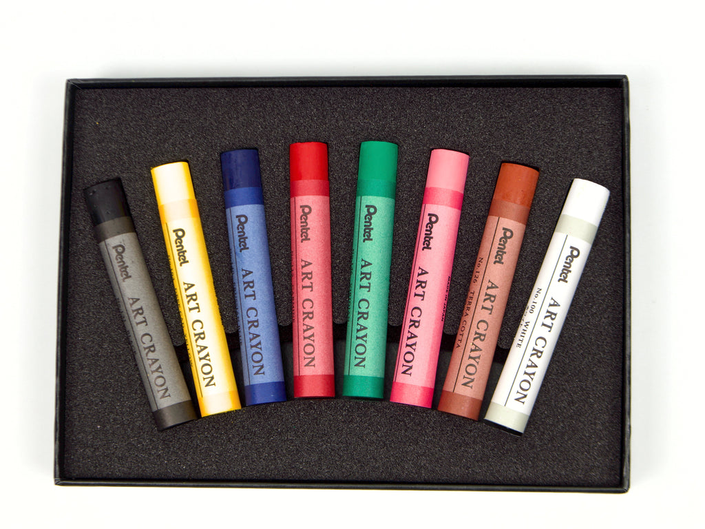 Pentel Art Crayon 8 Color Set