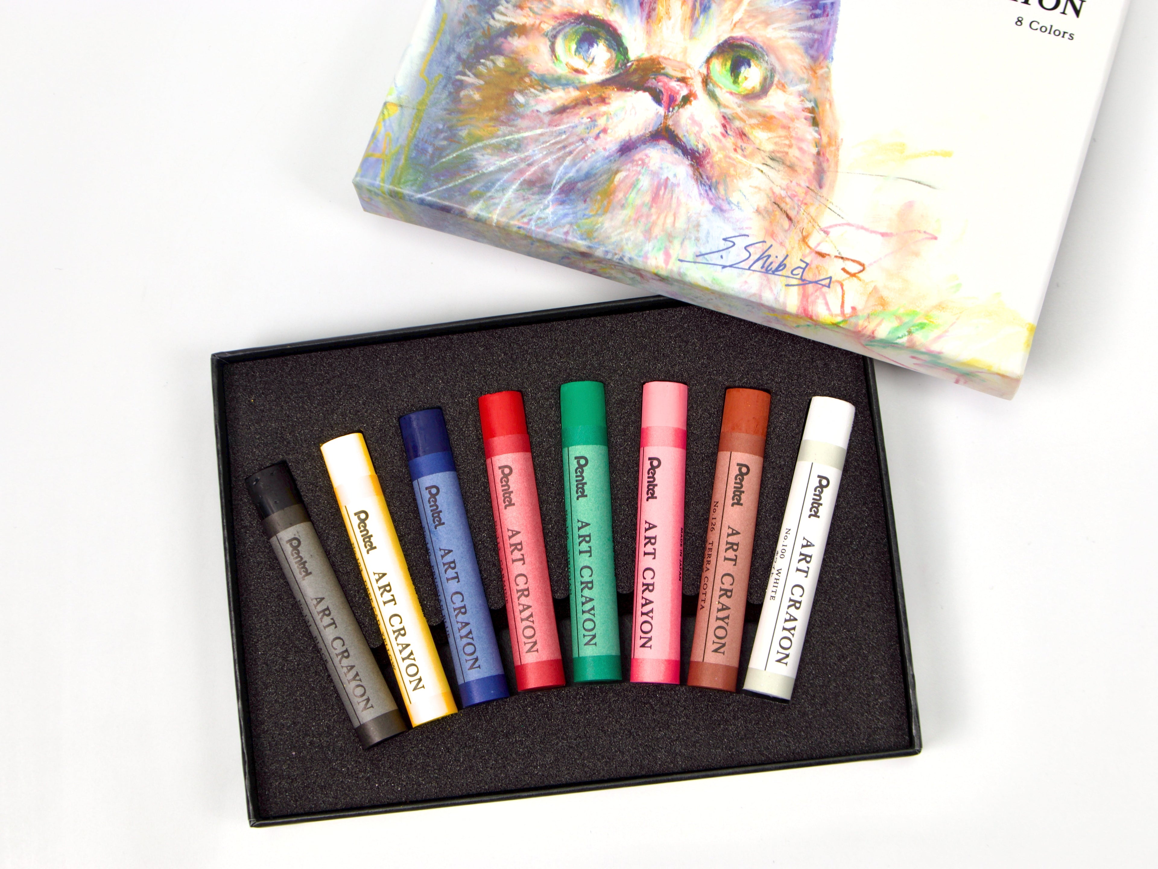 Pentel Art Crayon 8 Color Set