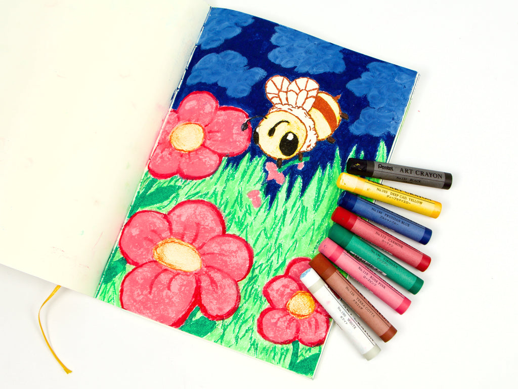 Pentel Art Crayon 8 Color Set