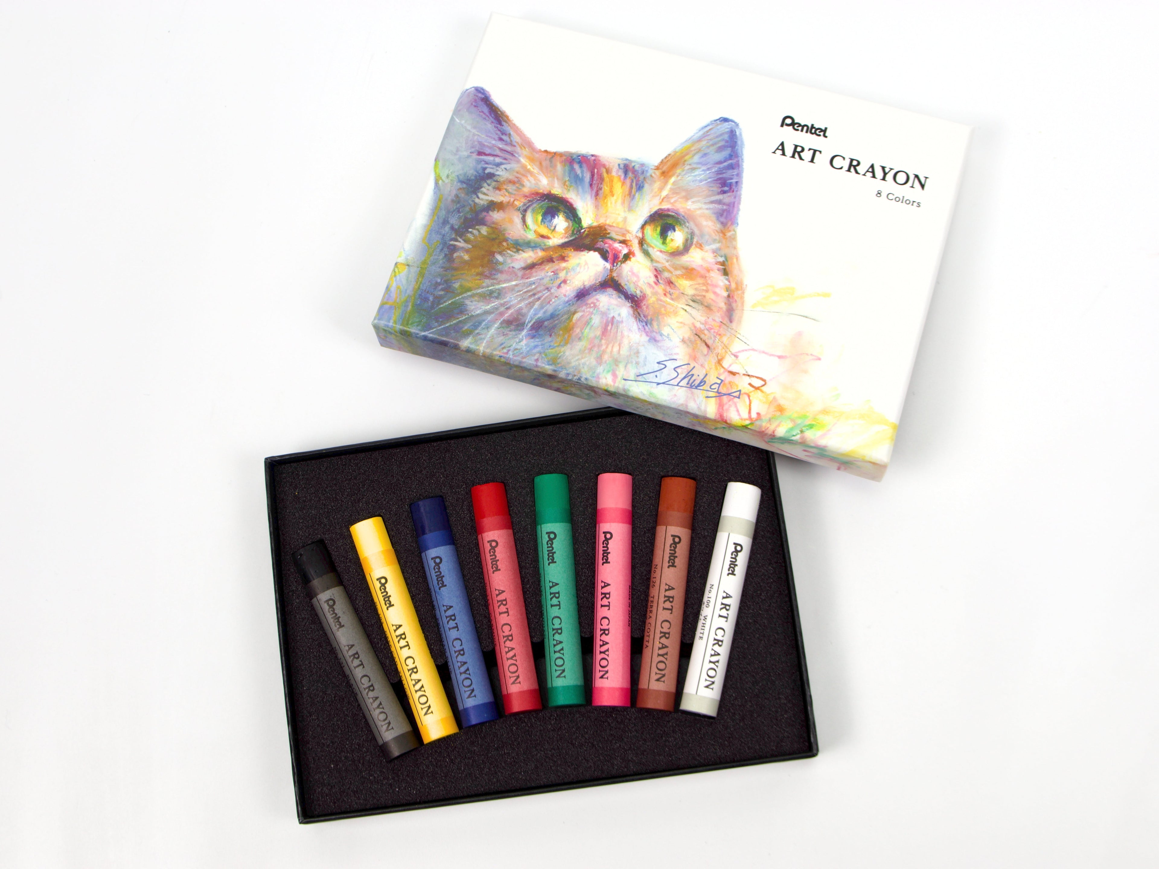 Pentel Art Crayon 8 Color Set