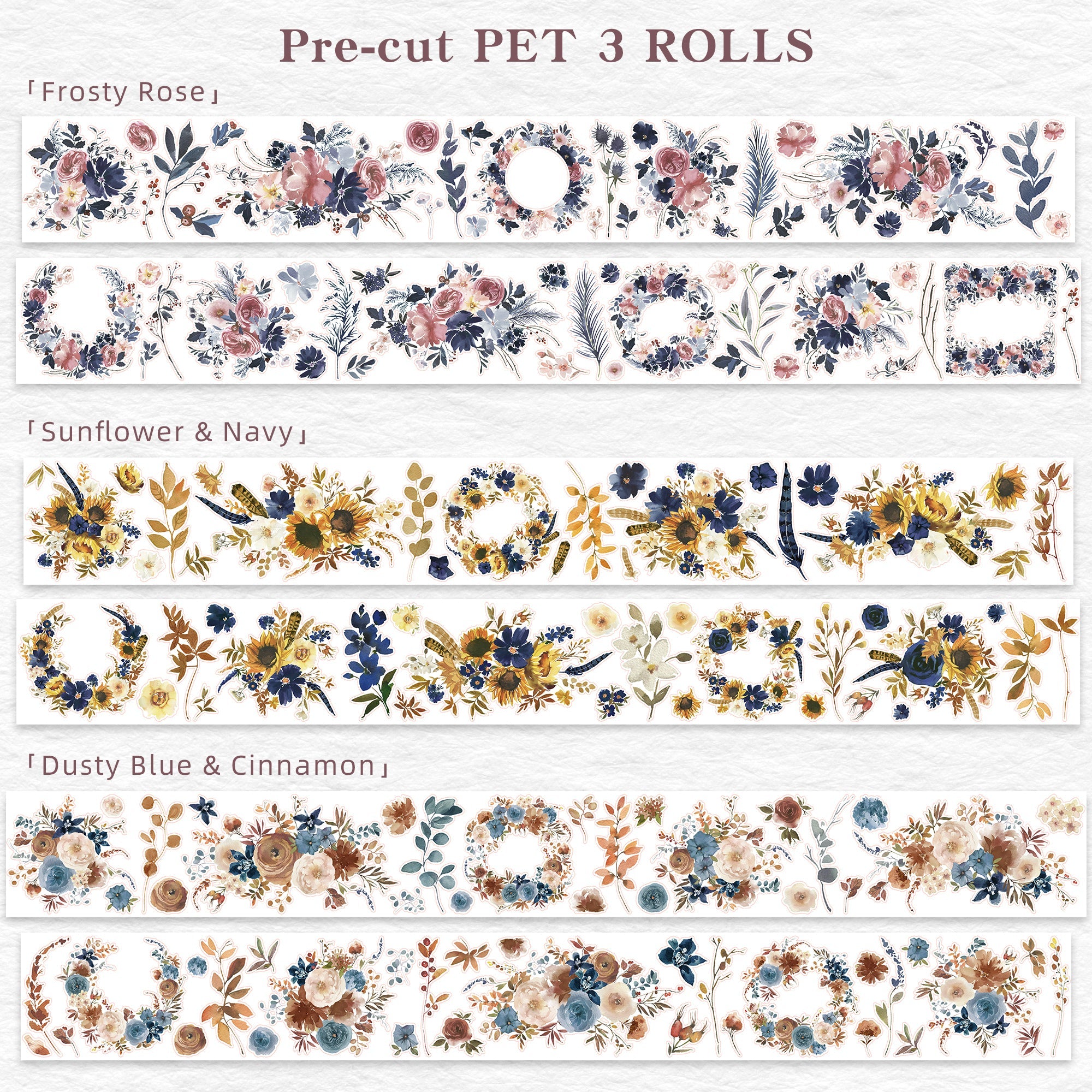Pre-cut Brushed Botanicals Bundle