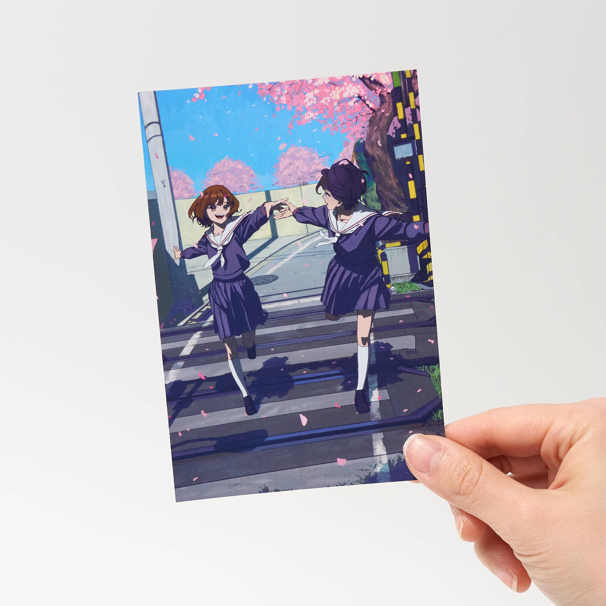 "Pink Rain" Postcard by Nitnglll / Bungu