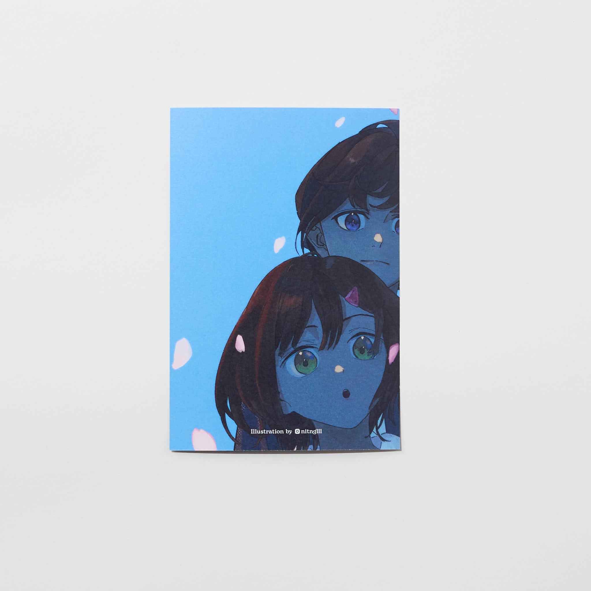 "Pink Rain" Postcard by Nitnglll / Bungu