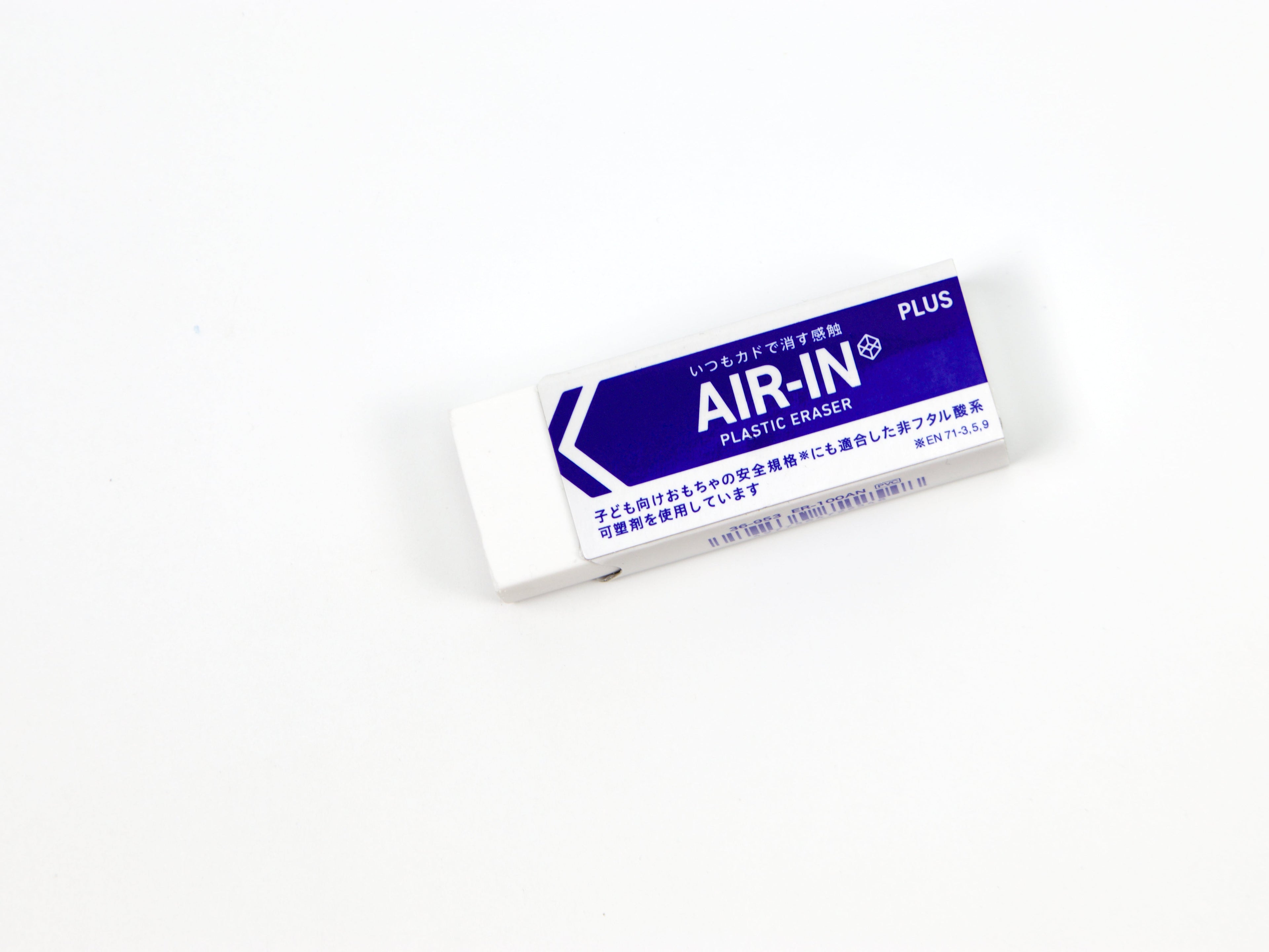 Plus Air-In Plastic Eraser