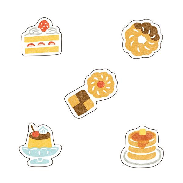 Pochitto Cafe Flake Seal Stickers / Furukawa Shiko