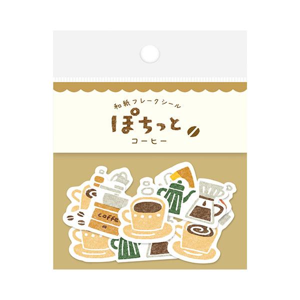 Pochitto Cafe Flake Seal Stickers / Furukawa Shiko