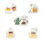 Pochitto Cafe Flake Seal Stickers / Furukawa Shiko