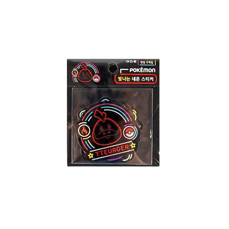 Pokemon Neon Sticker Pack