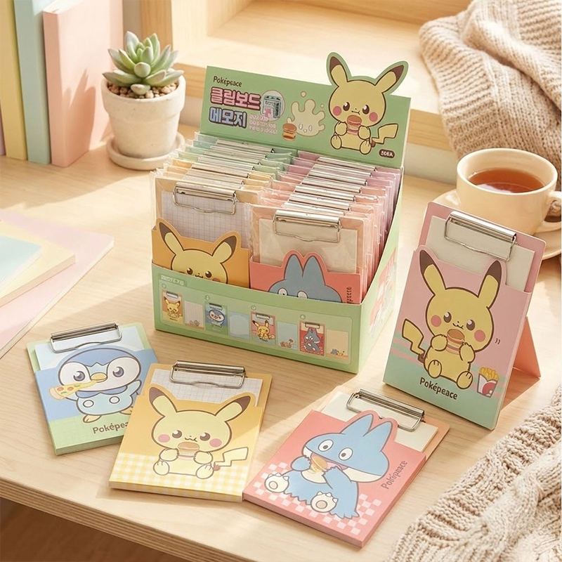 Pokemon Pokepeace Clipboard Memo Pad