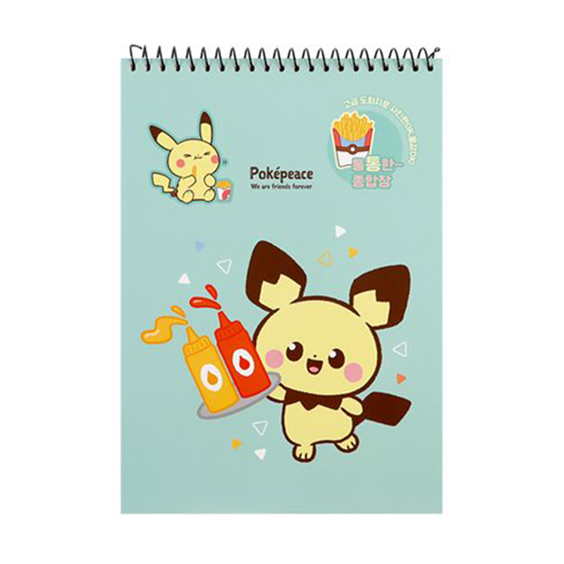 Pokemon Pokepeace Spiral Notepad