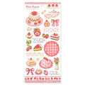 Mind Wave Pom Sucre Gold Foil Clear Stickers - Red design