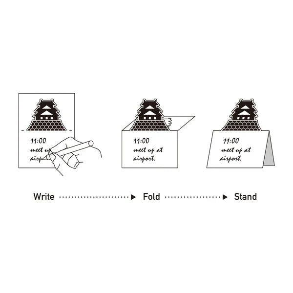 Pop-Up Japan Die-Cut Stand Memo Pad / Marumo Printing