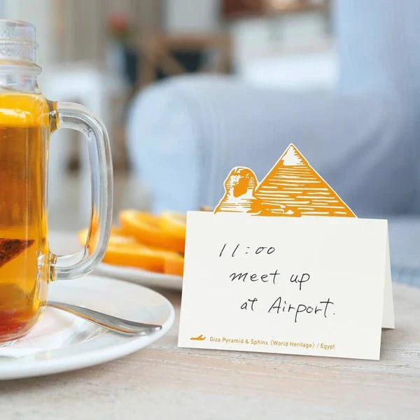 Pop-Up World Die-Cut Stand Memo Pad / Marumo Printing