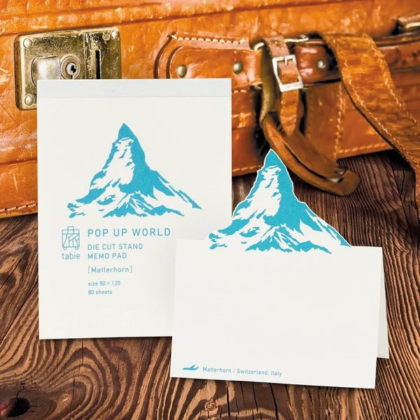 Pop-Up World Die-Cut Stand Memo Pad / Marumo Printing