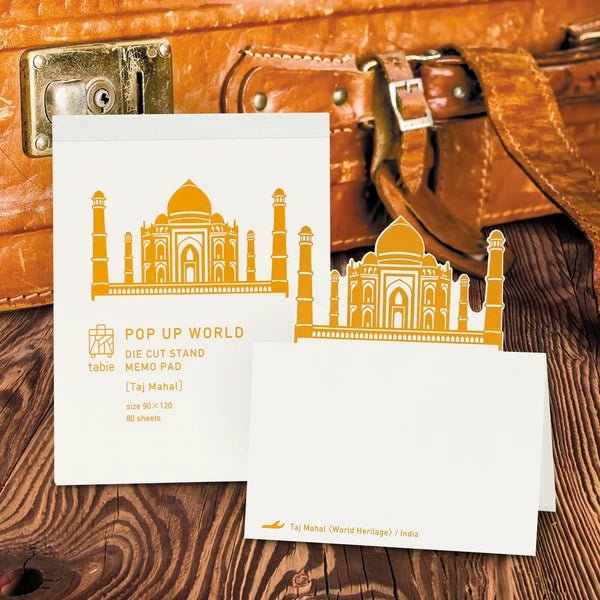 Pop-Up World Die-Cut Stand Memo Pad / Marumo Printing