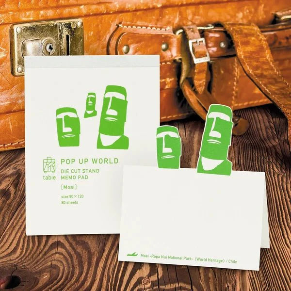 Pop-Up World Die-Cut Stand Memo Pad / Marumo Printing
