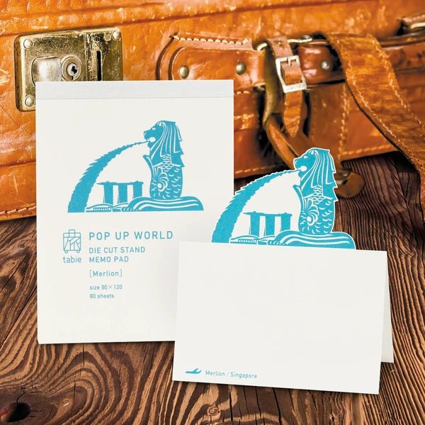 Pop-Up World Die-Cut Stand Memo Pad / Marumo Printing