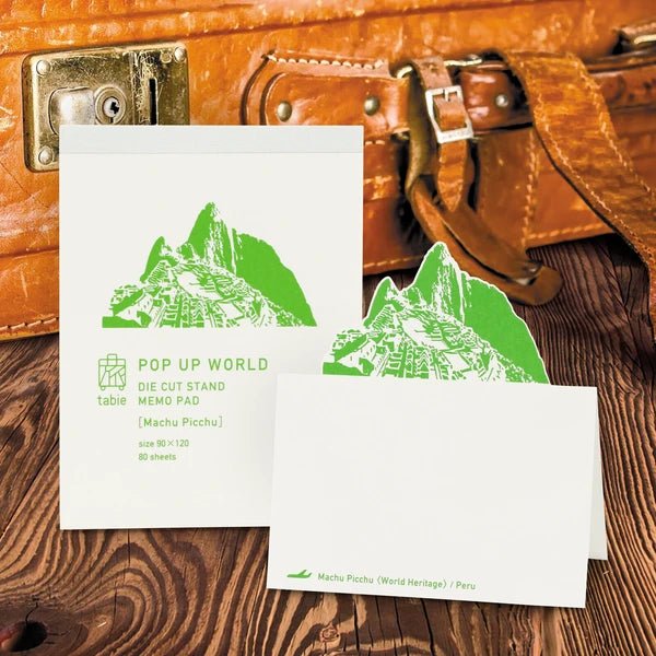 Pop-Up World Die-Cut Stand Memo Pad / Marumo Printing