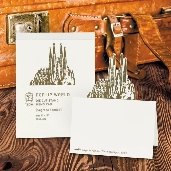 Pop-Up World Die-Cut Stand Memo Pad / Marumo Printing