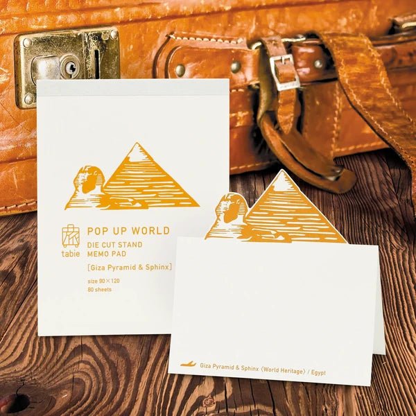 Pop-Up World Die-Cut Stand Memo Pad / Marumo Printing