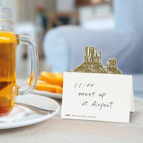 Pop-Up World Die-Cut Stand Memo Pad / Marumo Printing