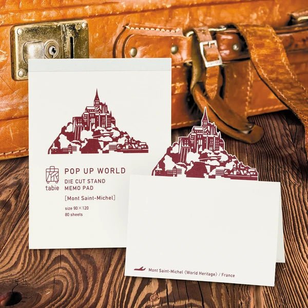 Pop-Up World Die-Cut Stand Memo Pad / Marumo Printing
