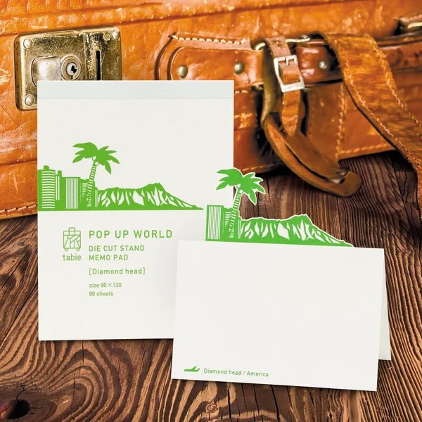 Pop-Up World Die-Cut Stand Memo Pad / Marumo Printing