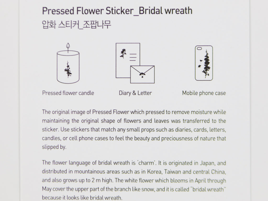Appree Pressed Flower Stickers
