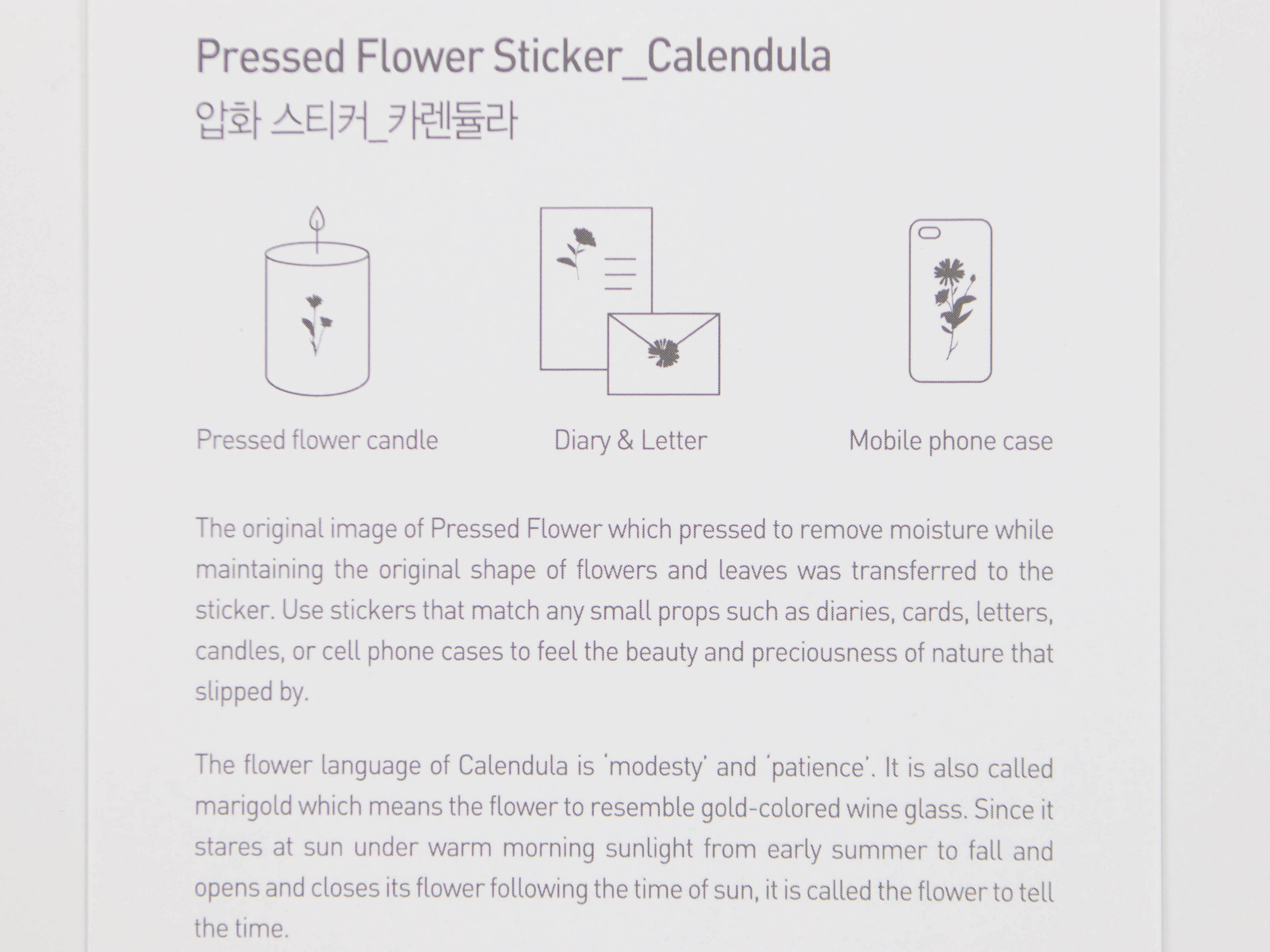Appree Pressed Flower Stickers