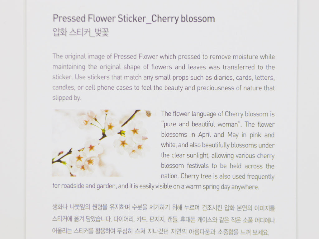 Appree Pressed Flower Stickers