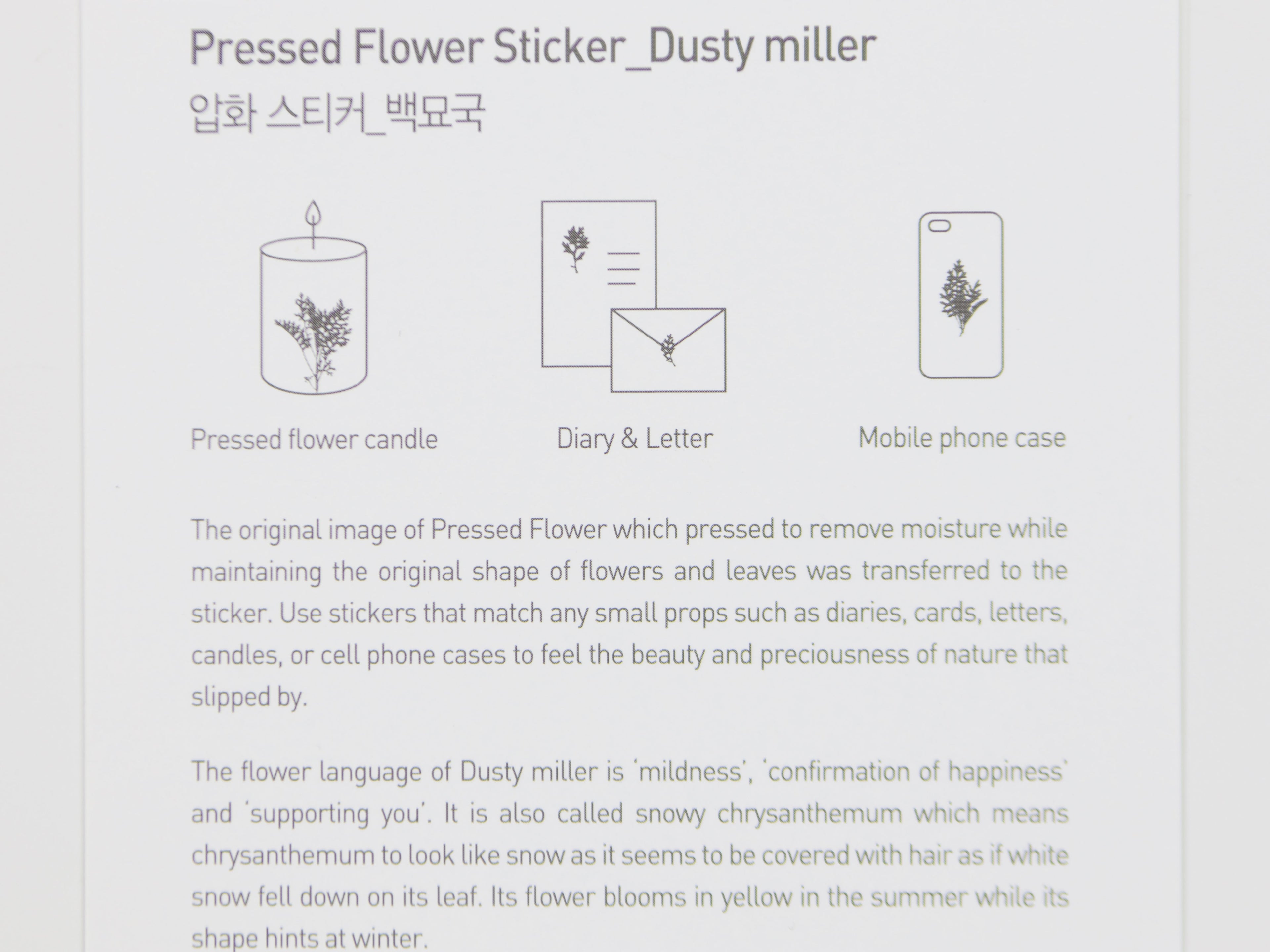 Appree Pressed Flower Stickers