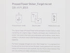 Appree Pressed Flower Stickers
