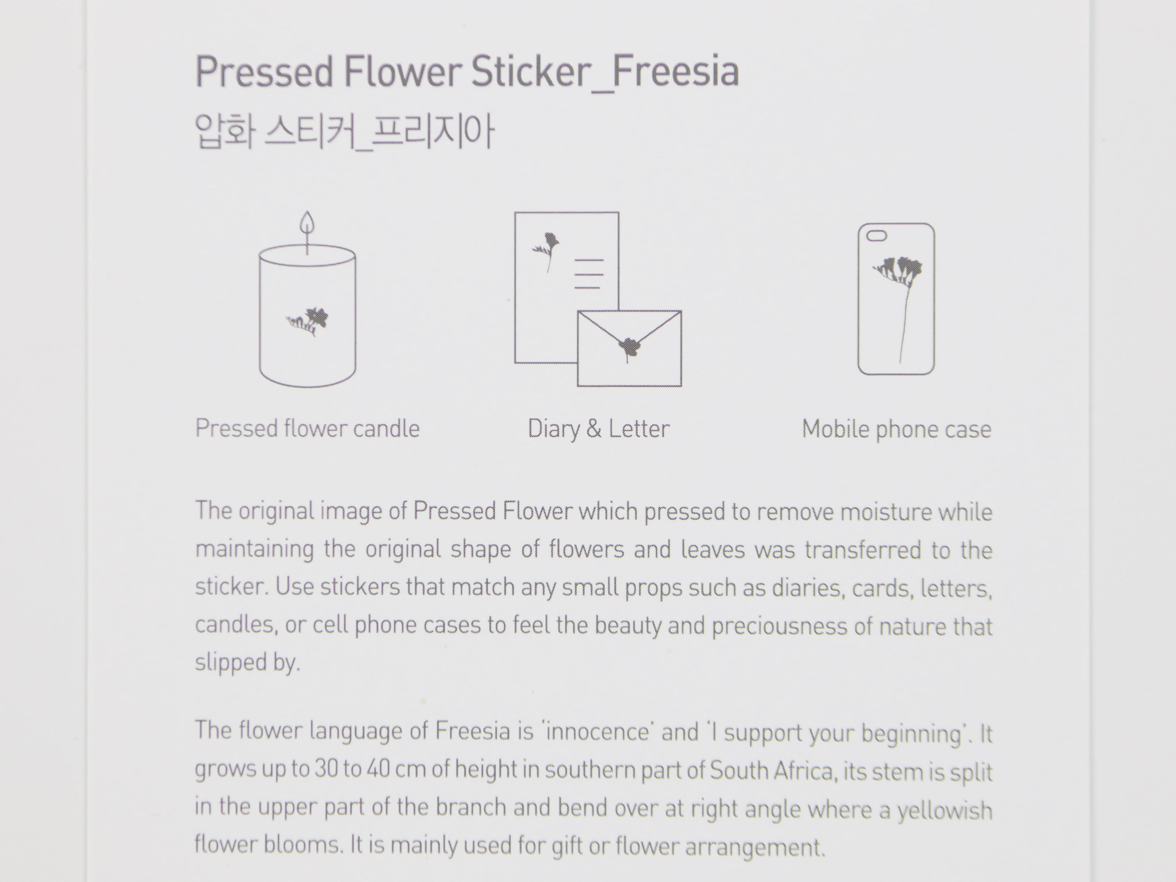 Appree Pressed Flower Stickers
