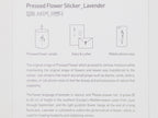 Appree Pressed Flower Stickers