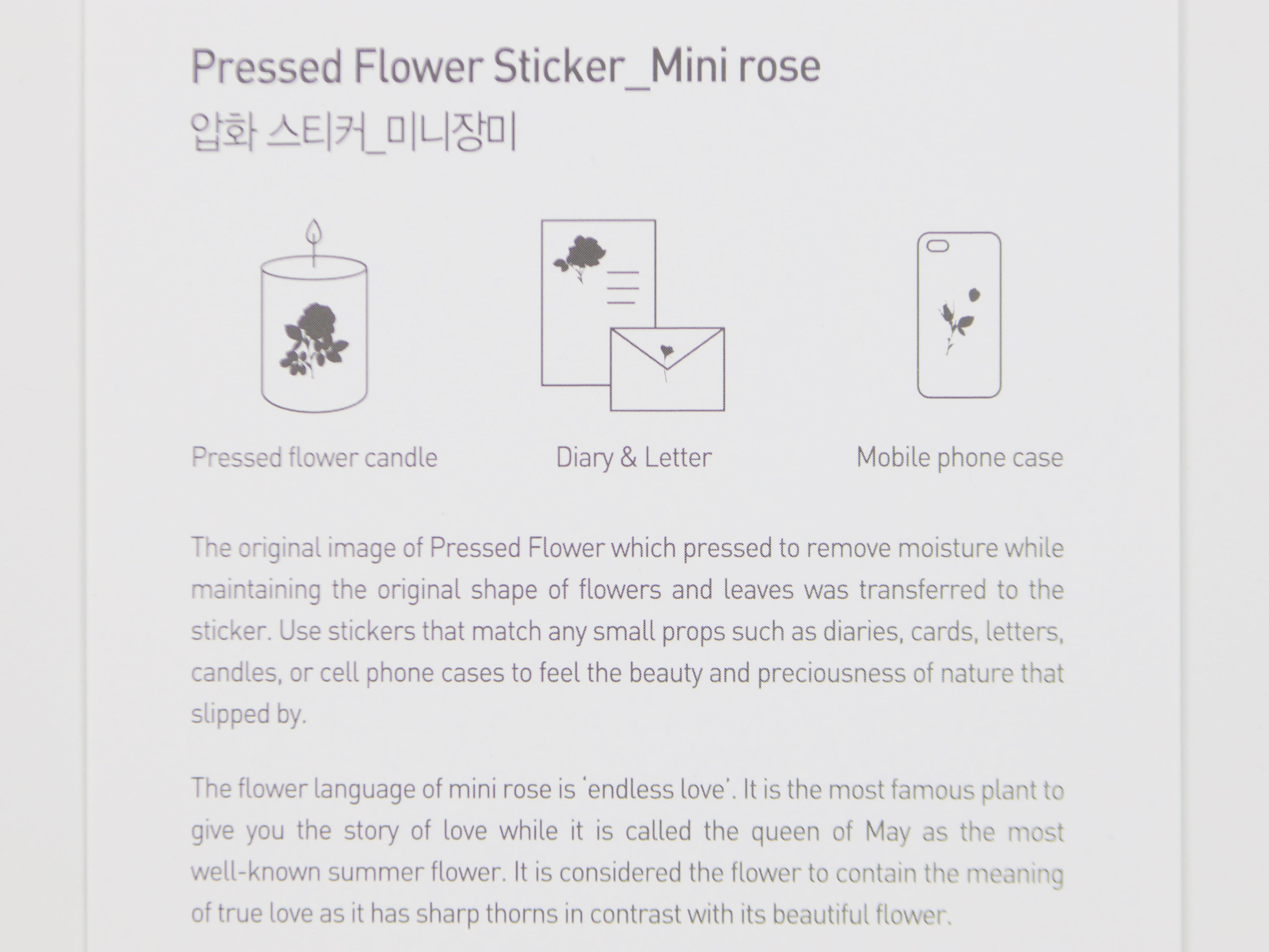 Appree Pressed Flower Stickers