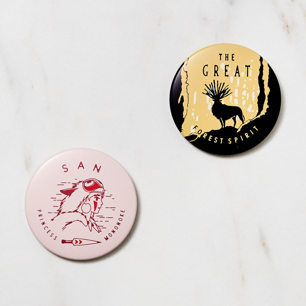 Princess Mononoke Surprise Tin Badges / Movic
