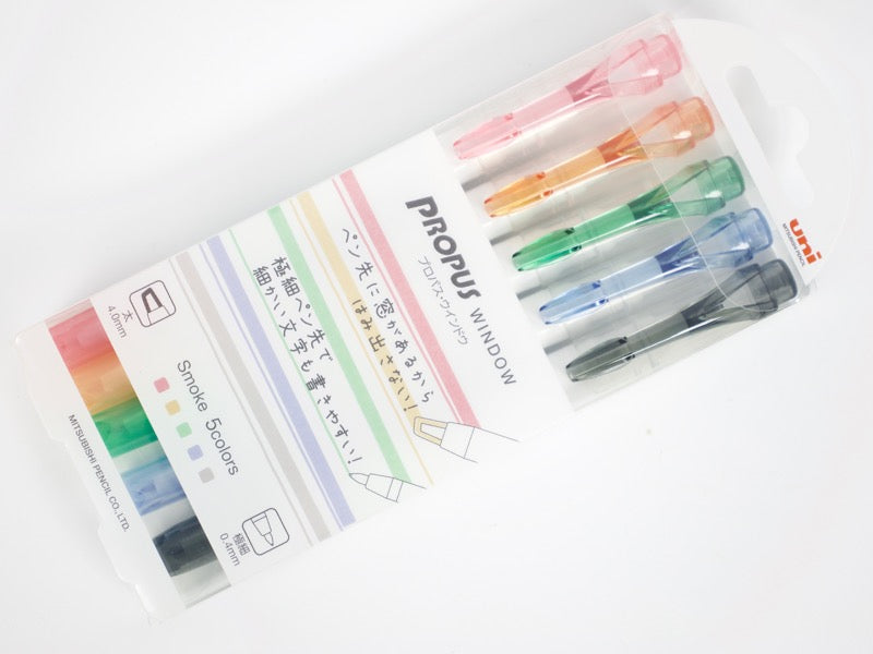 Propus Window Color Marker 5 Color Set