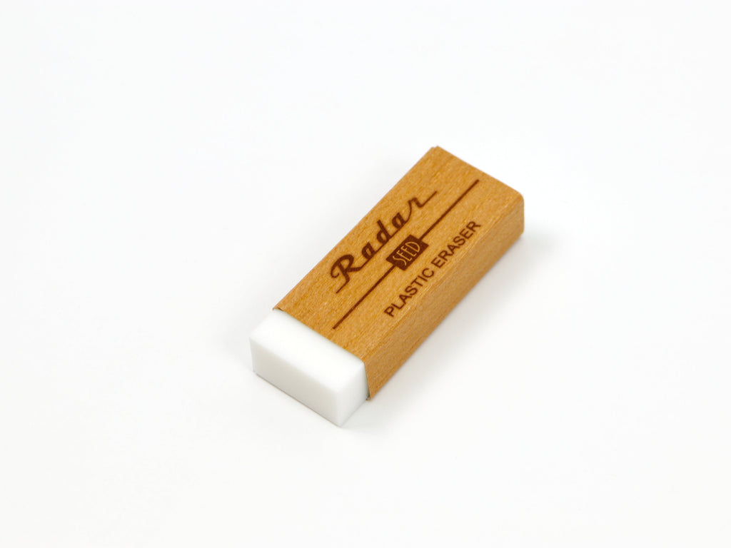 SEED Radar Eraser Cherry Tree Bark Sleeve
