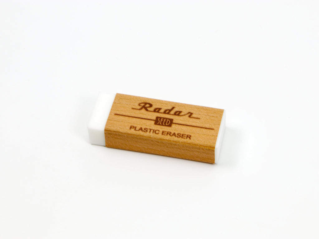 SEED Radar Eraser Cherry Tree Bark Sleeve