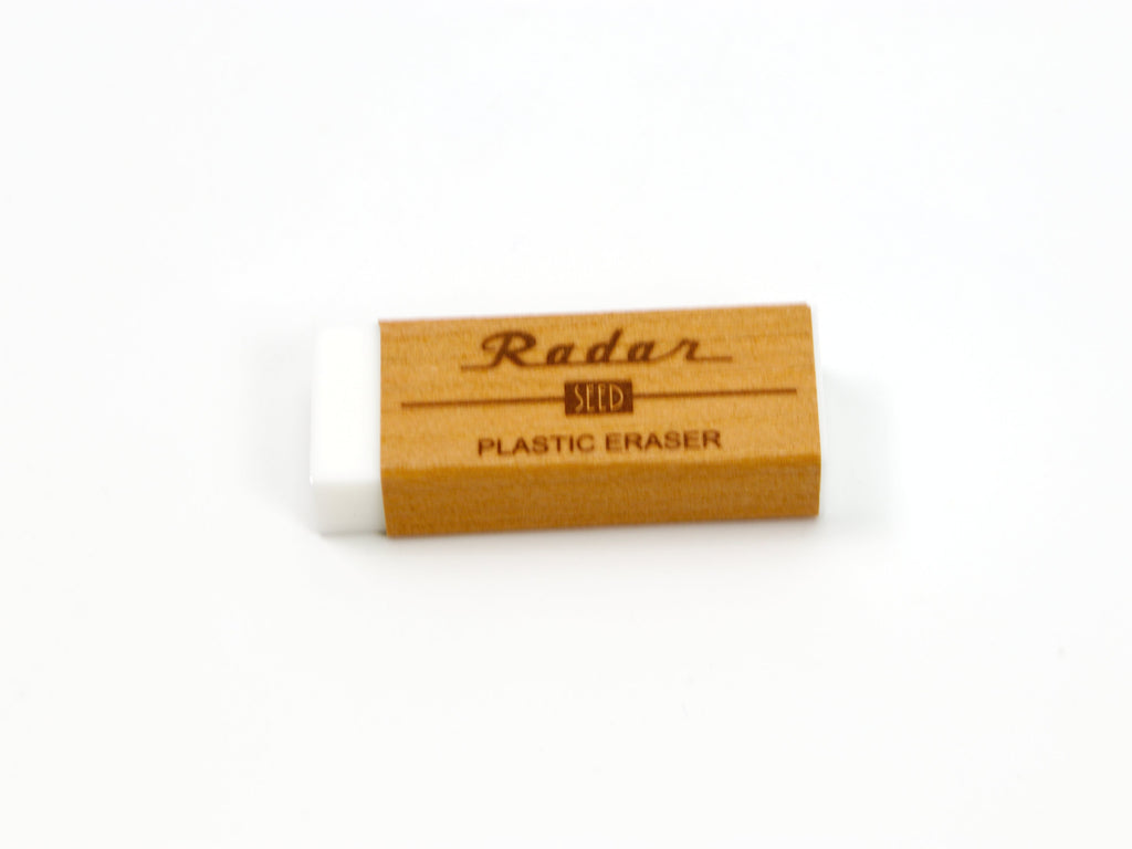 SEED Radar Eraser Cherry Tree Bark Sleeve